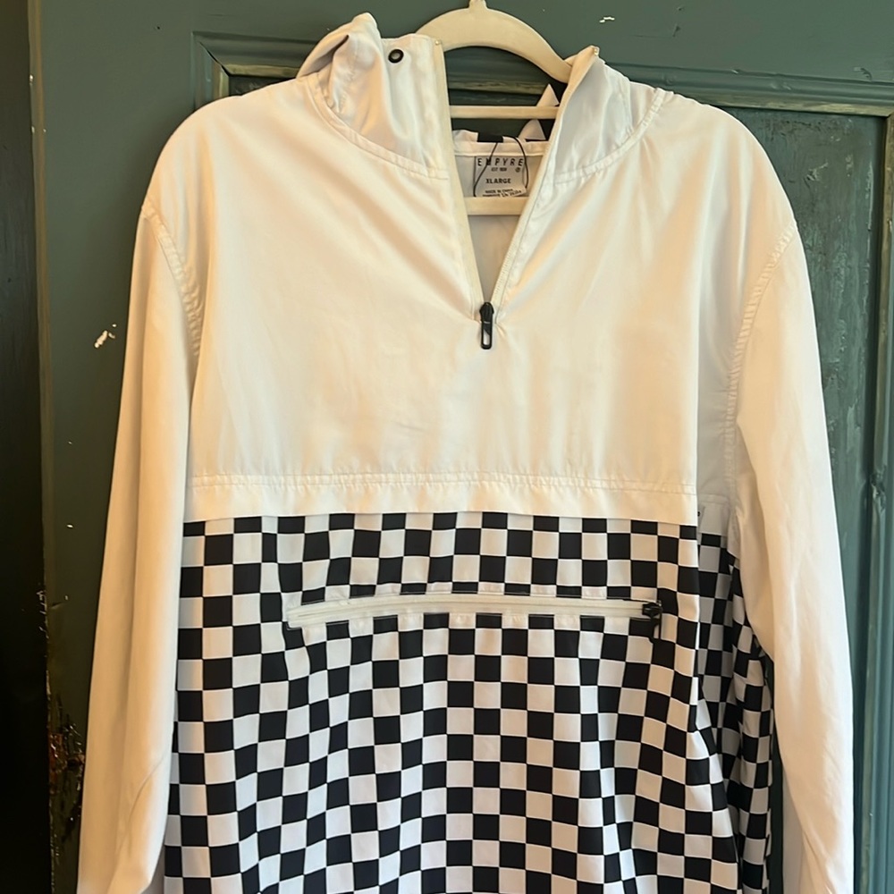 Empyre checkered pull-over wind breaker XL